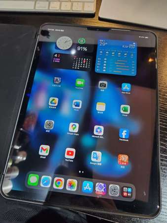 行貨 Apple iPad Pro 11 m2 WiFi 128gb 銀色 淨機 保養 2026年3月26日