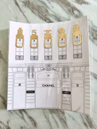 Chanel book clips