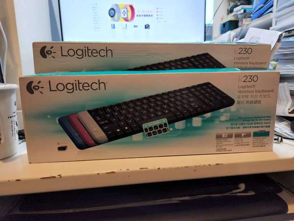 二手 Logitech K230 無線鍵盤 x2（價錢為單價）