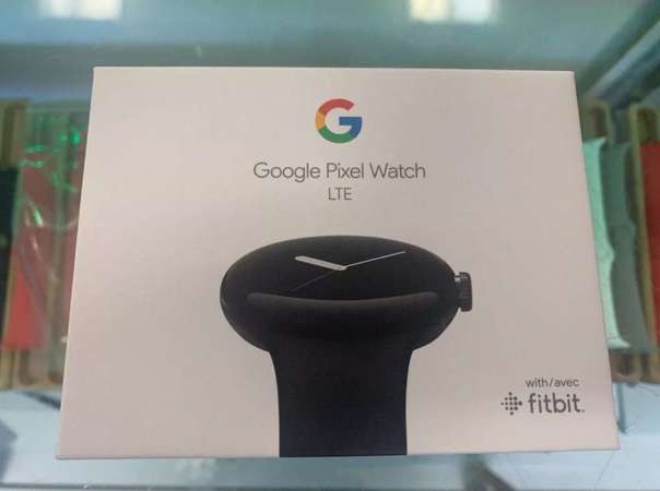 全新BRAND NEW Google Pixel Watch 1 LTE Unlocked Matte Black, Obsidian Band 黑色 智能手錶