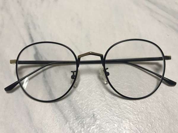 黑金梨形眼鏡(A112)