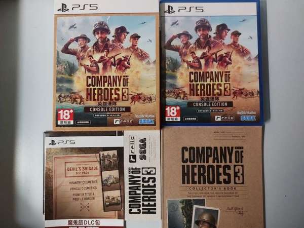 二戰題材 PS5 英雄連隊3 Company of Heroes 3 (只有英文)