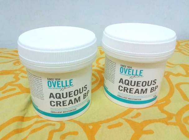 保濕膏【愛爾蘭製造商】 Ovelle Aqueous Cream BP 滋潤霜 500g--護理乾燥肌膚--不含香料，無添加物--每罐$28--6罐可散賣--上