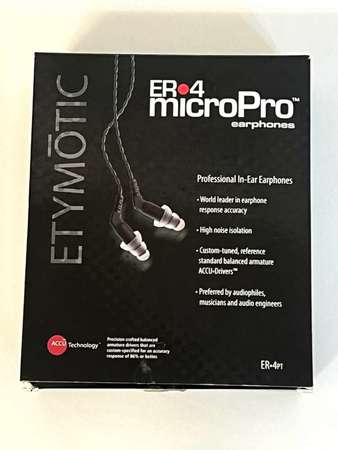 一代經典· Etymotic ER4-PT 監聽級入耳式耳機