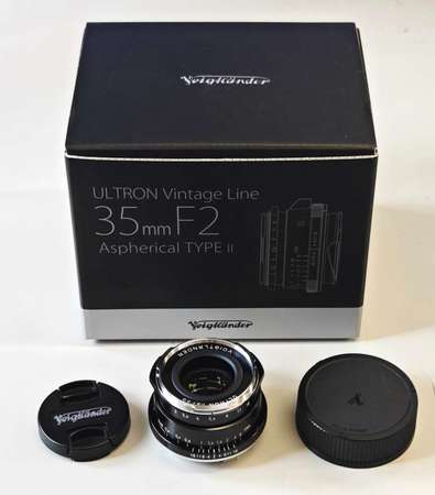 Voigtlander Ultron 35mm f/2 Type II Black Paint for Leica M 接環