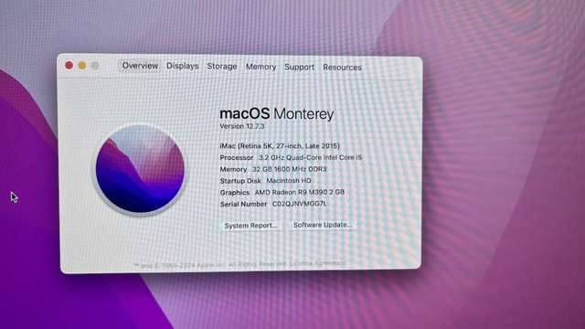 iMac (Retina 5K, 27" late 2015)