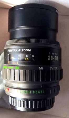 Pentax-F 28-80mm F3.5-4.5 macro Full-frame/35mm film slr Lens