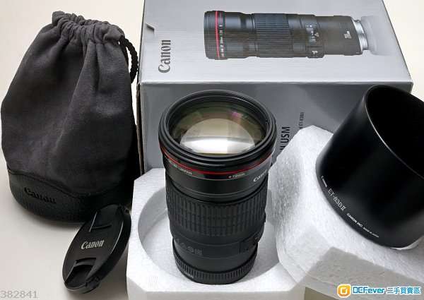 Canon EF 200mm f/2.8L II USM(AF快夾靜)色靚銳利唔大支，散景絕美EOS 5D4富士GFX 高象素中幅機最啱