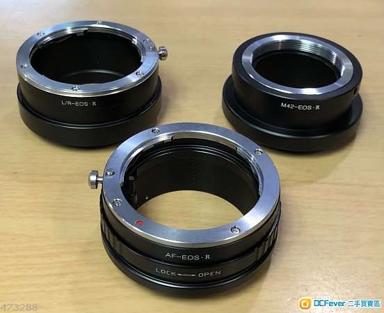 全新 HKDEX Canon EOS R 鏡頭轉接環，多鍾款式，門市可購買或七仔順豐站包郵