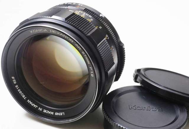 Konica Hexanon AR 57mm f1.2光圈散景優美，譽為最佳日系1.2啱EOS M SONYA7 Nikon Z Leica M10