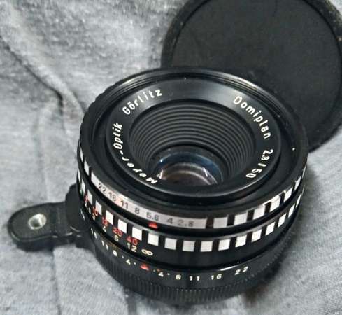 Meyer-optik 50mm F2.8  Domiplan  EXA mount 出名泡泡散景鏡