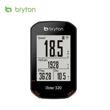 100%NEW Bryton Rider 320E GPS Cycling Computer 中英文無線GPS單車碼錶~~~送延伸座、黑色機套、mon 貼