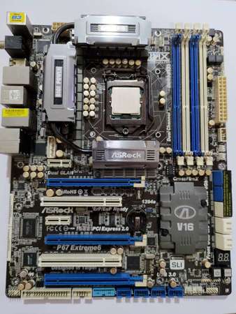 出售組合I5-2320 CPU + ASROCK P67 Extreme 6底板 100%正常