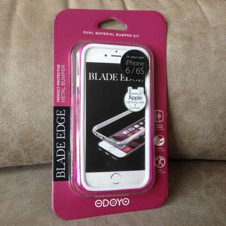 📱 ODOYO Blade Edge Bumper Kit FUSHIA for iPhone SE2 8 7 6S 6 NEW 全新手機保護邊 4.7 梅紅