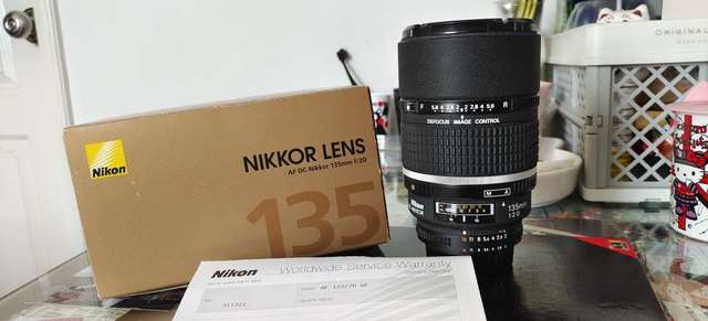 Nikon 135mm f2 DC 定焦鏡（90%新）