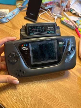 💕壞機 💕not working 日本製 Sega Game Gear 中古 收藏 遊戲機 TV Tuner 世嘉