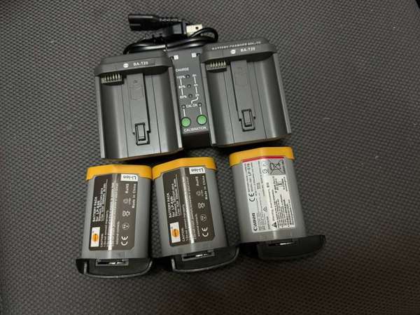 Canon LP-E19 叉電器連電池  (適合canon R3使用）不散放