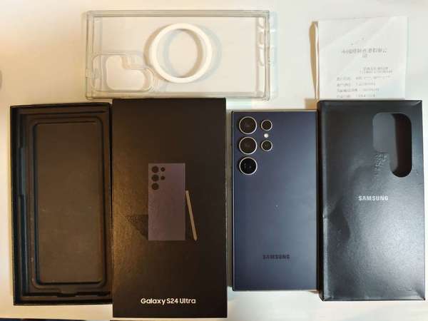 4月買,99999%新,香港行貨,紫色Samsung s24u s24 ultra dual 雙卡 5G, 有盒有單