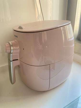 新淨全正常 Philips Premium 粉紅色 健康空氣炸鍋 HD9723/51 air fryer pink 烘焗套裝 Baking Master Ki