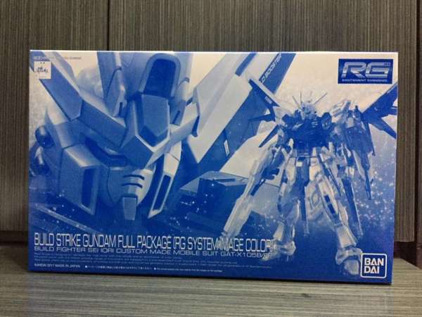 全新RG Gundam build strike full package 高達PB 魂限 創建突擊 珍珠彩透版