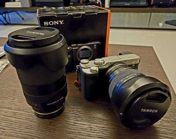 Sony A7C camera 相機連 Tamron 兩鏡