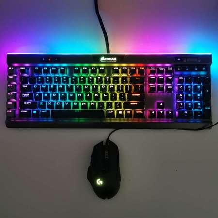 Corsair K95 RGB Platinum Mechanical Gaming Keyboard 機械 電競 鍵盤 銀軸 Cherry MX Speed