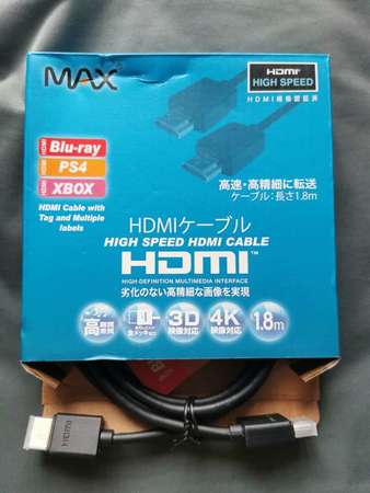 HDMI 線 4k 高清 HDMI  1.8m  HDMI線  電腦 Mon  投影機 全新未用過