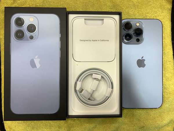 95%New iPhone 13 Pro 1TB 藍色 香港行貨 電池94% 全套有盒有配件 自用首選超值