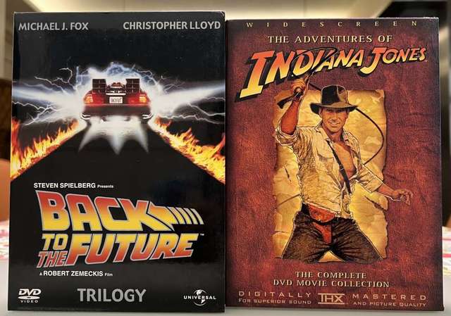 Back to the future 1-3 + Indiana Jones’s 1-3 DVD 兩套