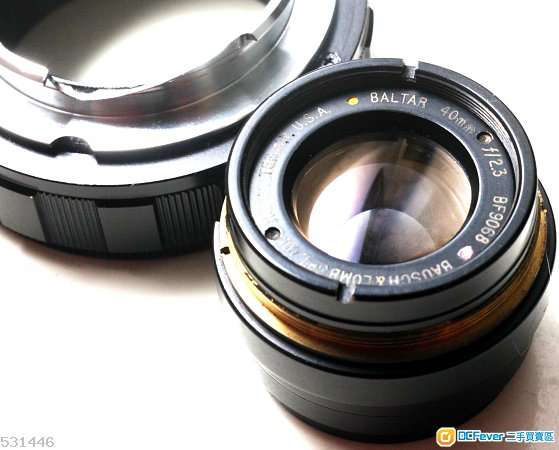 Bausch & Lomb Baltar 40/2.3 大電影鏡改Leica M，全幅冇暗角，高解像力啱A7r3 GFX(暗位唔死高光唔爆)