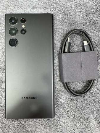 99%New Samsung S22 Ultra 12+256gb 黑色 香港行貨