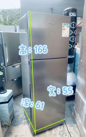 二手電器 Whirlpool 雙門無霜 雪櫃 (可左/右門較) - 上置式急凍室 WF2T253 實用款 166CM高 #大減價 #香港網店 #洗衣機