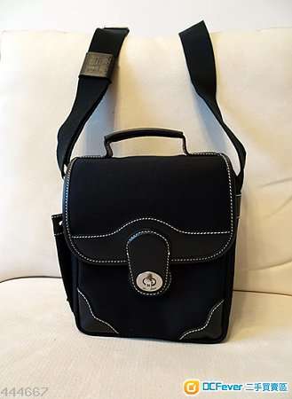 Herringbone camera bag (black)