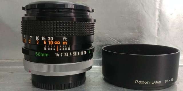 Canon SSC FD 50mm f1.4 (一級成色)私人收藏鏡