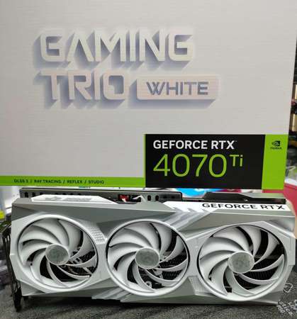 MSI GeForce RTX 4070 Ti GAMING X TRIO WHITE 12G MSI 4070ti TRIO