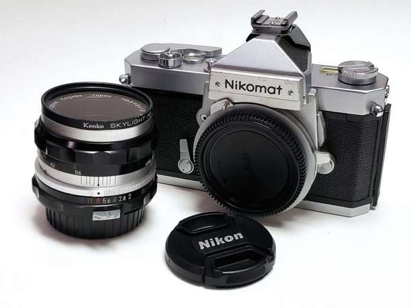 Nikon Nikomat FTN Silver 機身 + Nikon Nikkor-H. auto Non-AI 50mm F2
