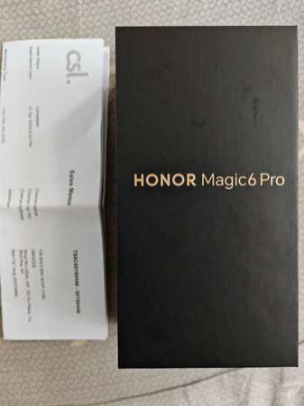 榮耀Honor Magic 6pro黑色行貨16/1TB有香港保養！