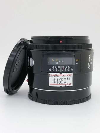 99% New Minolta 35mm F2 自動對焦鏡頭, 深水埗門市可購買