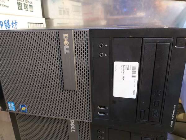 Dell OPTIPLEX 390機箱有windows 7 Pro序號貼紙/底板/火牛 /i3 2120/4GB/DVD 荃灣交收
