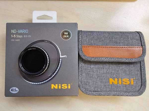Nisi 40.5mm ND filter 0.3-1.5 stop