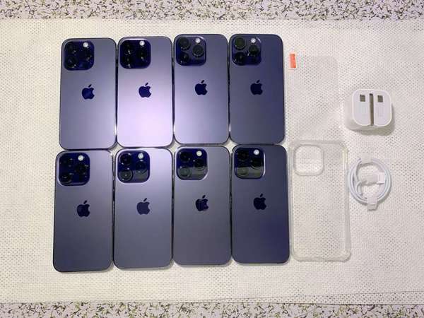 iPhone14 pro 256GB 紫色purple 港版HK version，100% 電🔋battery 跟全套配件 自用首選， #iphone14pro