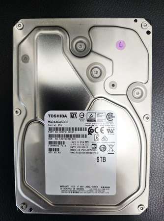 Toshiba 6TB 3.5" SATA HDD