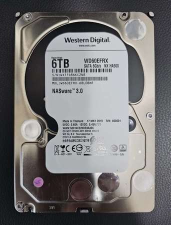 WD 6TB 3.5" SATA HDD