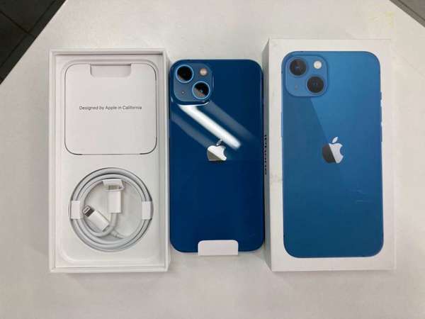 iPhone 13 mini 256gb 藍色 電池87% 原裝無拆 90日保養 whatapp 6497 6645 定價 price