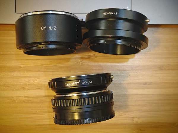 接環4個 Contax to Nikon Z Leica Sony 神力環