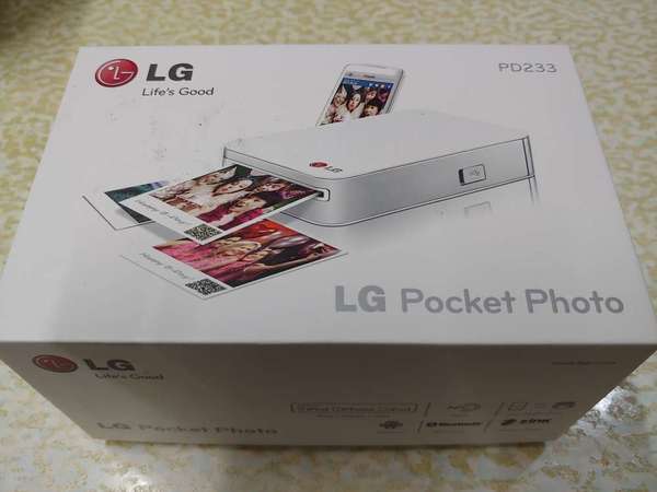 LG Pocket Photo Printer PD233