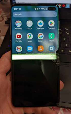 S10+ broken screen 碎屏 屏幕狀態不限