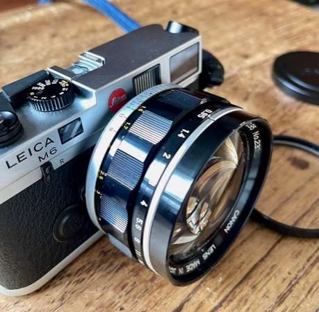 Canon 50mm F0.95 (TV version) in Leica M mount   " DREAM LENS "