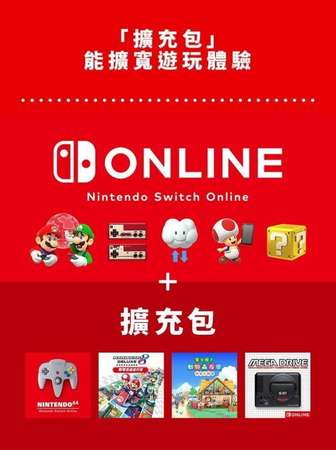 Nintendo Switch Online Family Plan+擴充包
