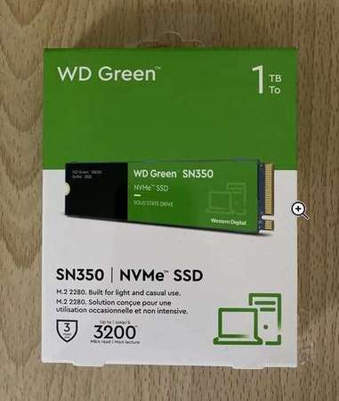 WD Greeb SN350 NVMe SSD 1TB